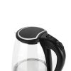 ZOKOP HD-1857-A 110V 1500W 1.8L Electric Glass Kettle US Plug