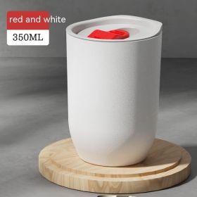 Plastic Red Wine Cup U-shaped Egg Multicolor (Option: Red White-350ml)