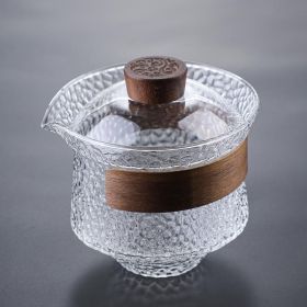 Glass Lid Bowl Non-scald Cover Bowl New Japanese Cover Bowl New Tea Set (Option: Color 2)