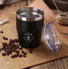 MOQ50 Customized Stainless Steel Mug (Color: Black)