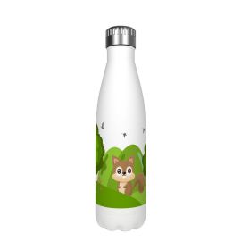 Cartoon Cute Stainless Steel Cup Large Volume Bottle Bowling Cup (Option: Squirrel 6-500ml)