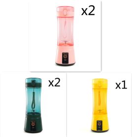 Portable Blender Portable Fruit Electric Juicing Cup Kitchen Gadgets (Option: Set17-USB)