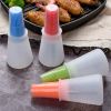 Silicone Flat-bottomed Barbecue Oil Bottle Brush BBQ Brushes