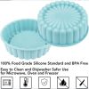 Silicone Round Pan Charlotte Cakes Baking Pan Sponge Flan Mold Strawberry Shortcake Baking Pan Kitchen Silicone Moulds