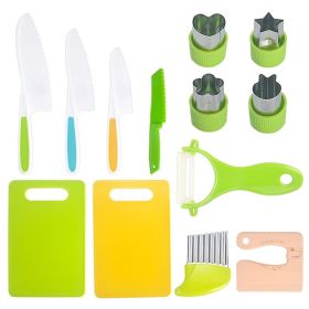 Children's Plastic Birthday Cake Stand Knife Toy Suit (Option: 13 Piece Set)