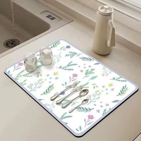 Kitchen Household Dining Table Table Wash-free Mat (Option: Colorful-4060cm)